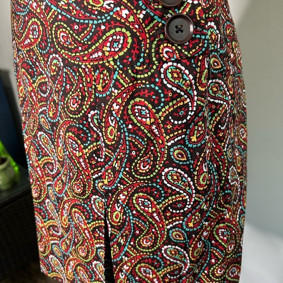 Harold floral pleated mini paisley skort sz 8 - Picture 4 of 7